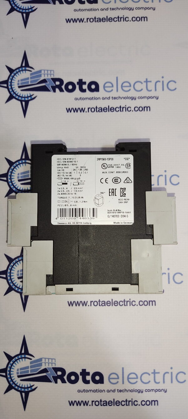 SIEMENS 3RP1560-1SP30 TIME RELAY