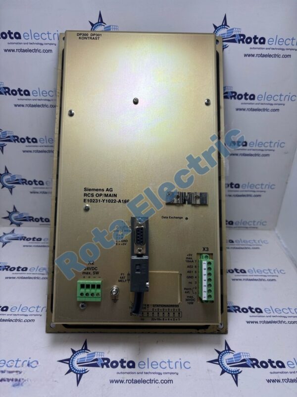 Siemens DP300 DP301 Kontrast Paneli